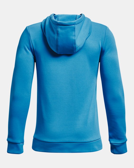 Boys' Armour Fleece® Hoodie, Blue, pdpMainDesktop image number 1
